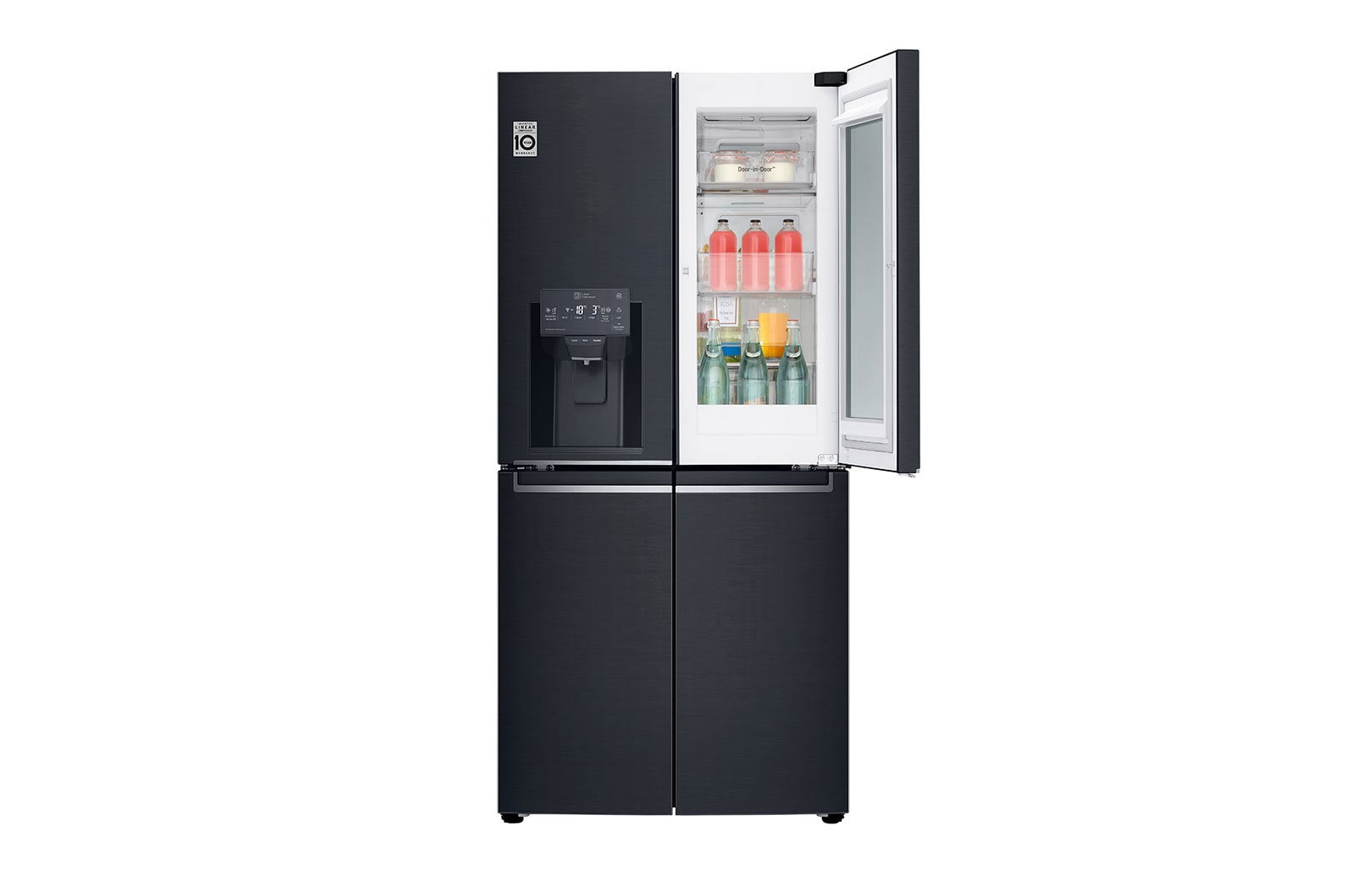 LG Smal design| 508L inhoud | InstaView™ Door-in-Door™ | DoorCooling+™ | Total No Frost | Inverter Linear Compressor, GMX844MCKV