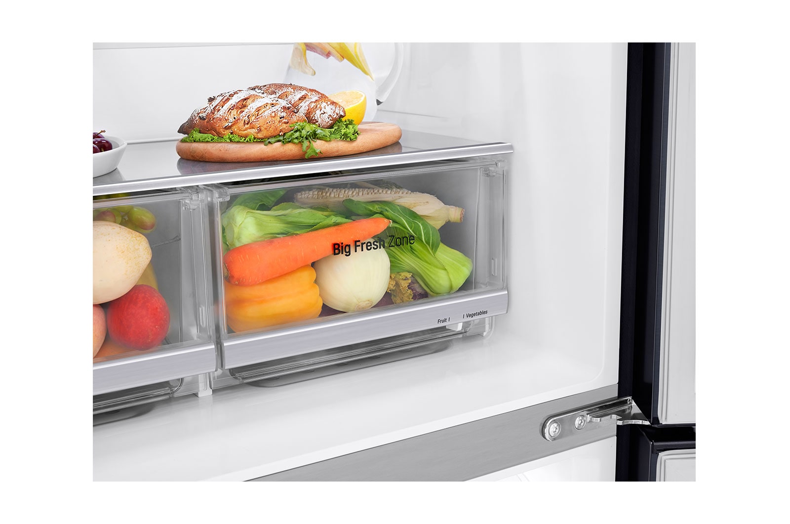 LG Smal design| 508L inhoud | InstaView™ Door-in-Door™ | DoorCooling+™ | Total No Frost | Inverter Linear Compressor, GMX844MCKV