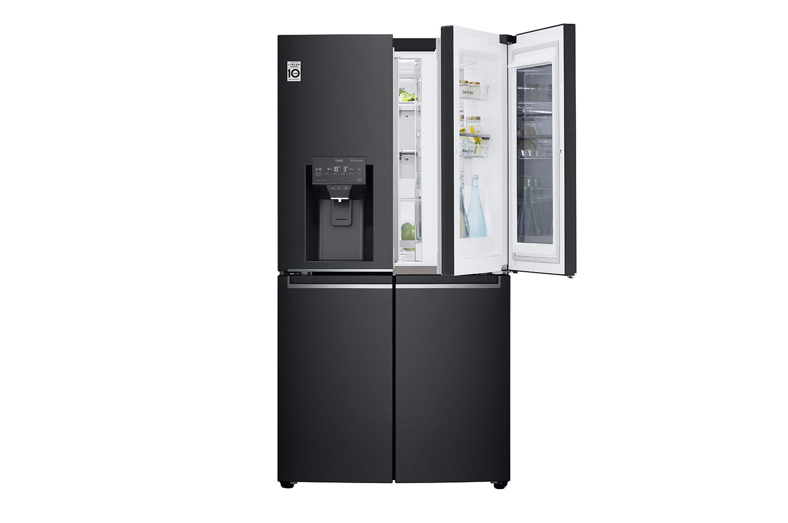 LG 638L inhoud | InstaView™ Door-in-Door™ | DoorCooling+™ | Water- en ijsdispenser met UVnano™ | Total No Frost | Inverter Linear Compressor, GMX945MC9F