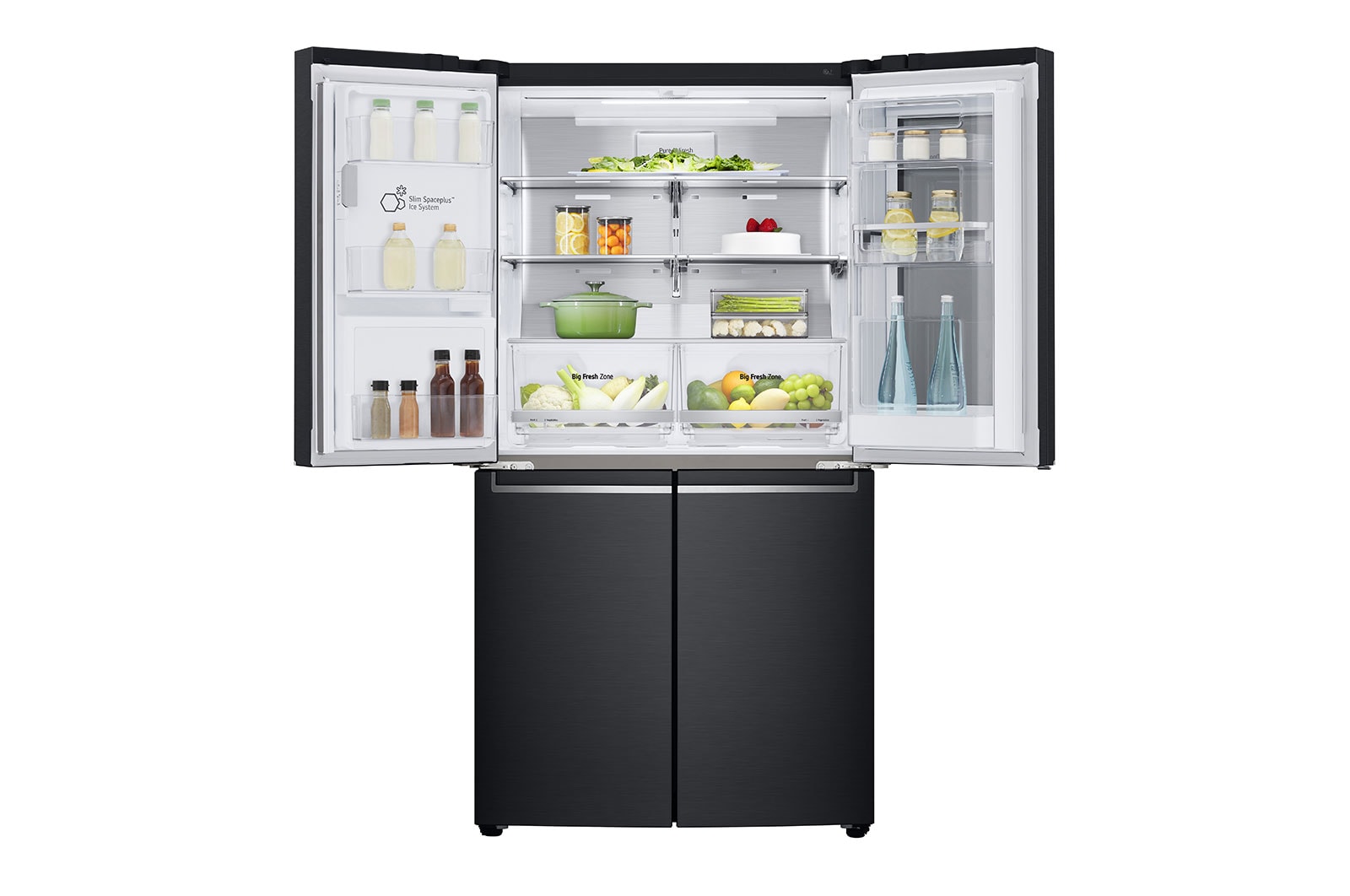 LG 638L inhoud | InstaView™ Door-in-Door™ | DoorCooling+™ | Water- en ijsdispenser met UVnano™ | Total No Frost | Inverter Linear Compressor, GMX945MC9F