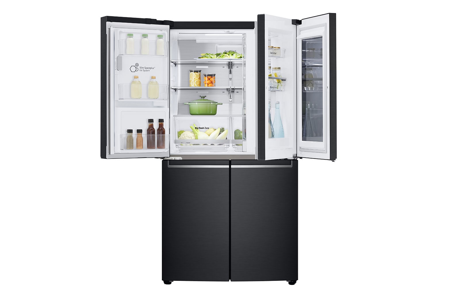 LG 638L inhoud | InstaView™ Door-in-Door™ | DoorCooling+™ | Water- en ijsdispenser met UVnano™ | Total No Frost | Inverter Linear Compressor, GMX945MC9F