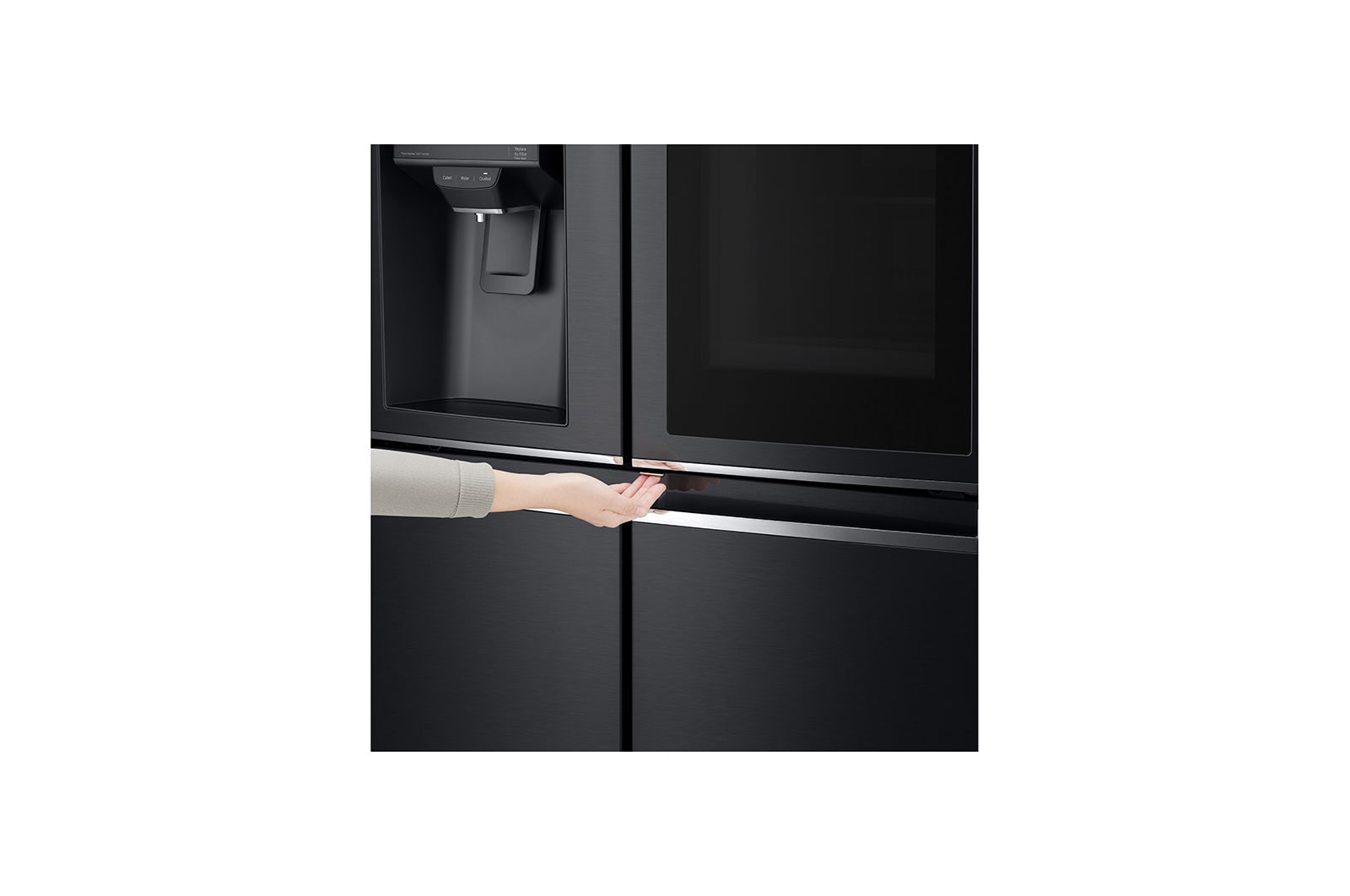 LG 638L inhoud | InstaView™ Door-in-Door™ | DoorCooling+™ | Water- en ijsdispenser met UVnano™ | Total No Frost | Inverter Linear Compressor, GMX945MC9F
