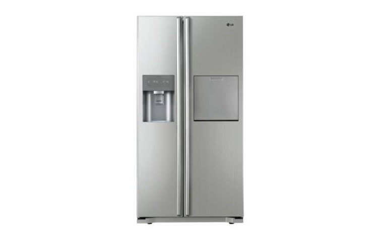 Vooraanzicht van Altijd zuinig, Extra koel - en vriesruimte, Beste koelprestatie, Total no Frost, Langdurige versheid - moist balance crisper, 10 jaar garantie op de linear compressor GS5162TIMZ