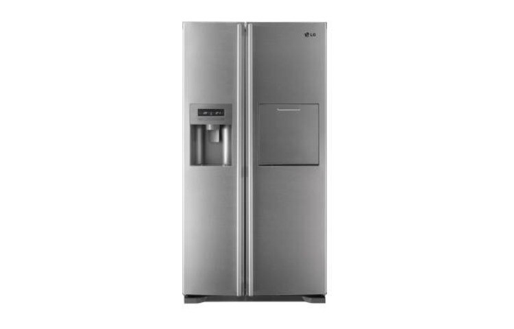 Vooraanzicht van Altijd zuinig, Extra koel - en vriesruimte, Beste koelprestatie, Total no Frost, Langdurige versheid - Vacuüm fresh, 10 jaar garantie op de linear compressor GS7161STBV
