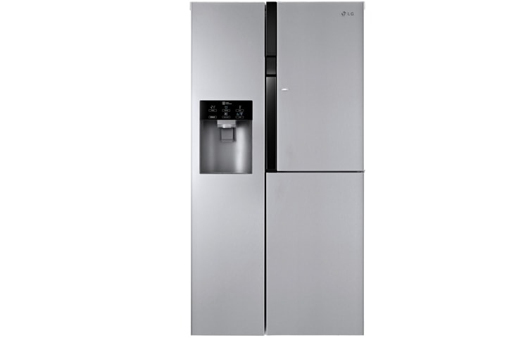Vooraanzicht van Altijd zuinig, Extra koel - en vriesruimte, Beste koelprestatie, Total no Frost, Langdurige versheid - 10 jaar garantie op de linear compressor GS9367NSBV