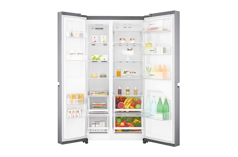 LG 642L inhoud | Total No-Frost | Inverter Linear Compressor | Moist Balance Crisper, GSB760PZXV