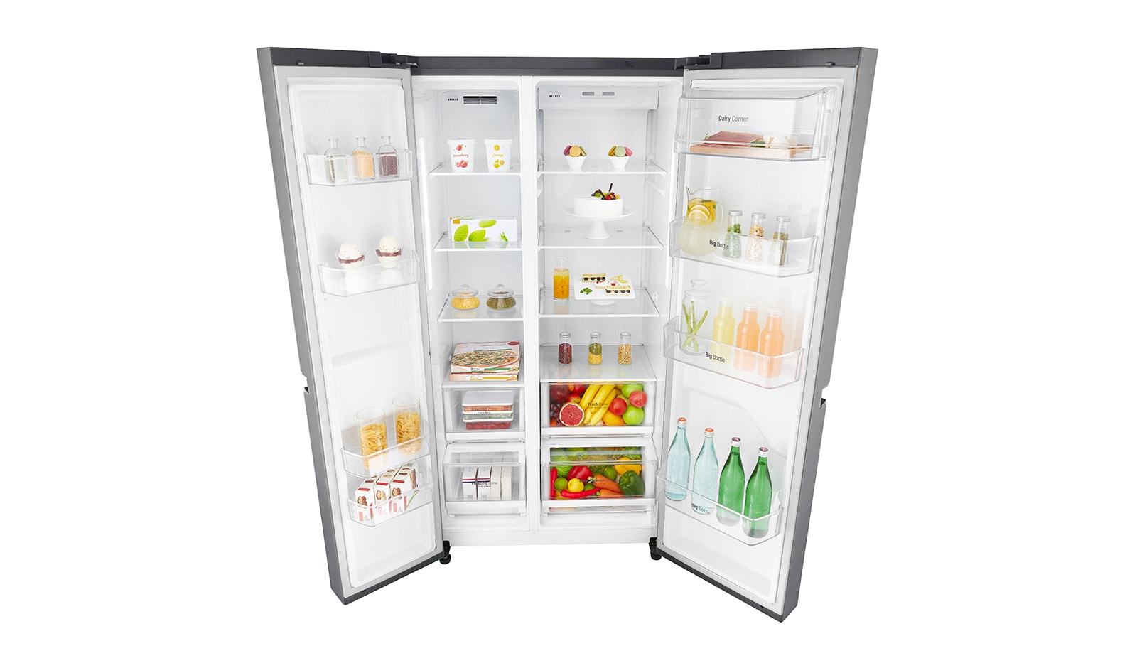 LG 642L inhoud | Total No-Frost | Inverter Linear Compressor | Moist Balance Crisper, GSB760PZXV