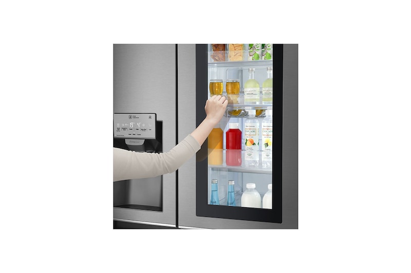 LG Knock, Knock! Keep it cool! | InstaView™ Door-in-Door™ Amerikaanse koelkast | 625L inhoud | Total No Frost | Extra koel- en vriesruimte | Inverter Linear Compressor, GSI960PZAZ