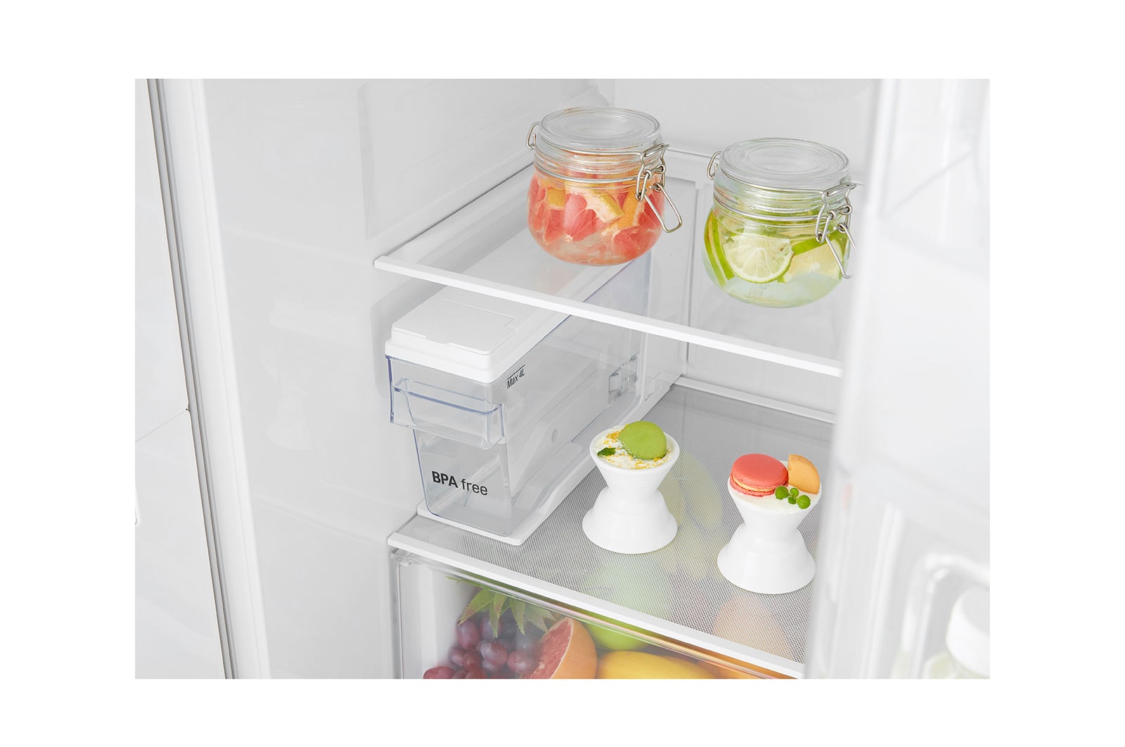 LG 606L inhoud | Door-in-Door™ | Water- en ijsdispenser | Moist Balance Crisper™ | Total No Frost | Inverter Linear Compressor , GSJ361DIDV