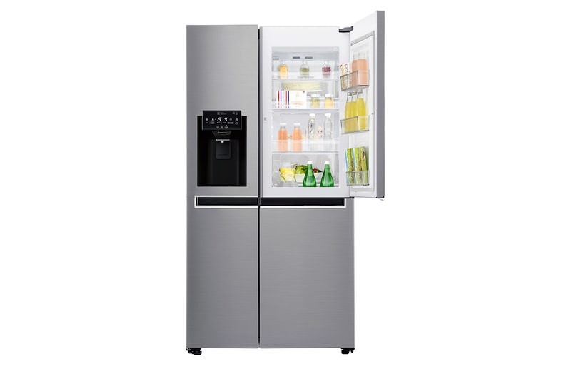 LG Altijd zuinig F | Door-in-Door® | 625L inhoud | Extra koel- en vriesruimte | Total no Frost | Water & ijsdispenser | Inverter Linear Compressor, GSJ760PZUZ