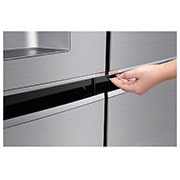 LG 625L inhoud | DoorCooling+™ |Door-in-Door™ | Moist Balance Crisper™| Total No Frost | Water- & ijsdispenser | Inverter Linear Compressor, GSJ760PZZE