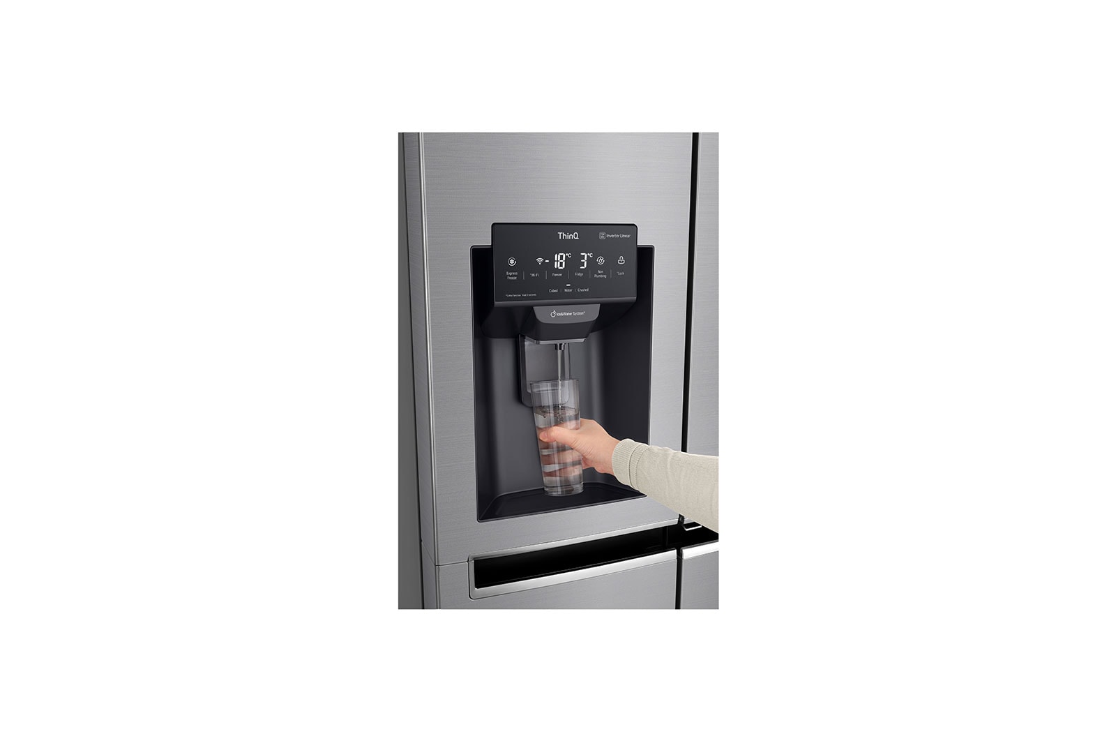 LG 625L inhoud | DoorCooling+™ |Door-in-Door™ | Moist Balance Crisper™| Total No Frost | Water- & ijsdispenser | Inverter Linear Compressor, GSJ761PZEE