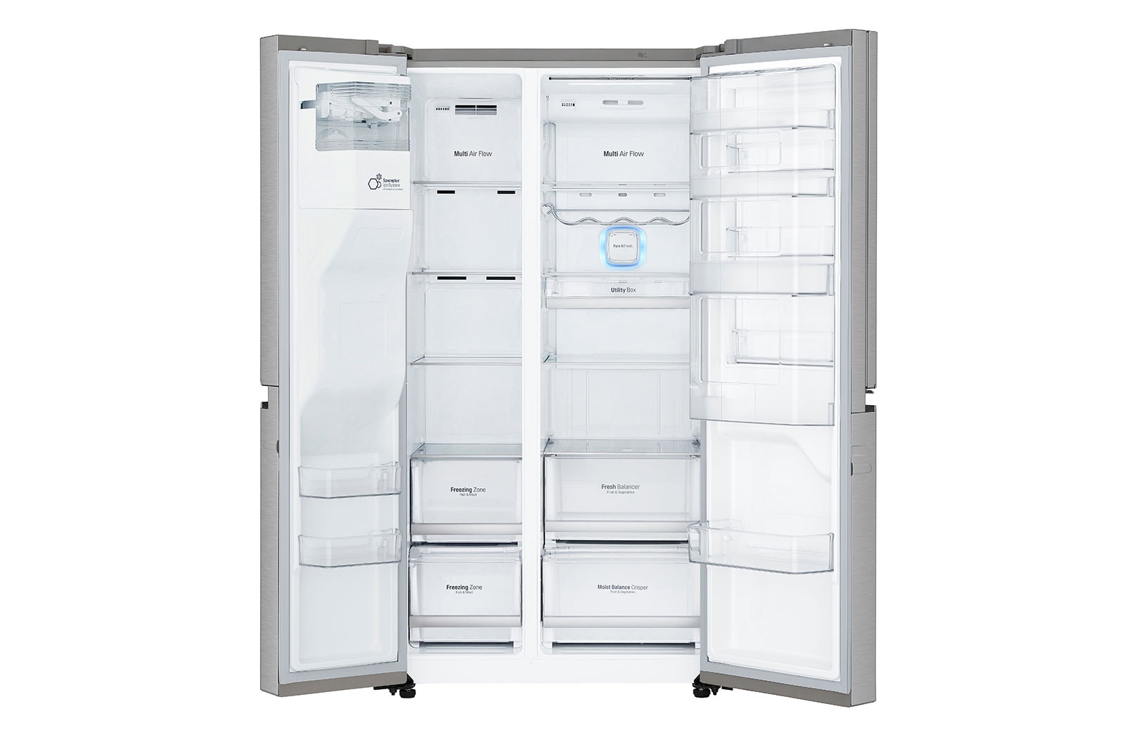 LG 625L inhoud | Door-in-Door™ | DoorCooling+™ | FRESHBalancer™ | Total No Frost | Inverter Linear Compressor, GSJ960NSVZ