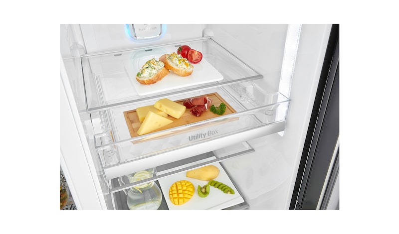 LG Altijd zuinig A+ |  Door-in-Door® | Extra koel- en vriesruimte | Total no Frost | Inverter Linear Compressor incl. 10 jaar garantie., GSJ960PZBV