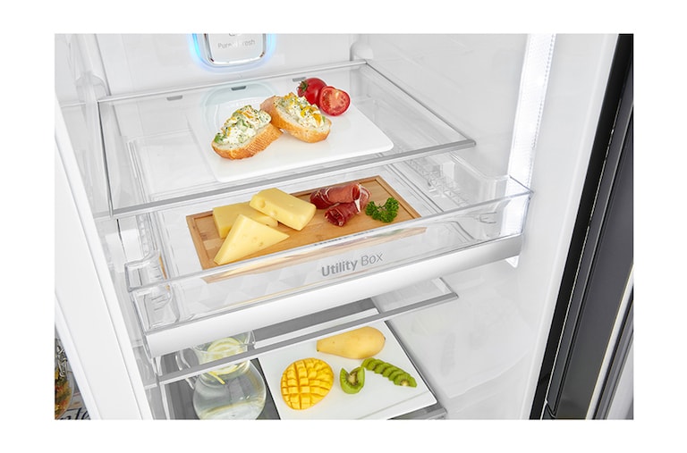 LG Altijd zuinig A+ |  Door-in-Door® | Extra koel- en vriesruimte | Total no Frost | Inverter Linear Compressor incl. 10 jaar garantie., GSJ960PZBV