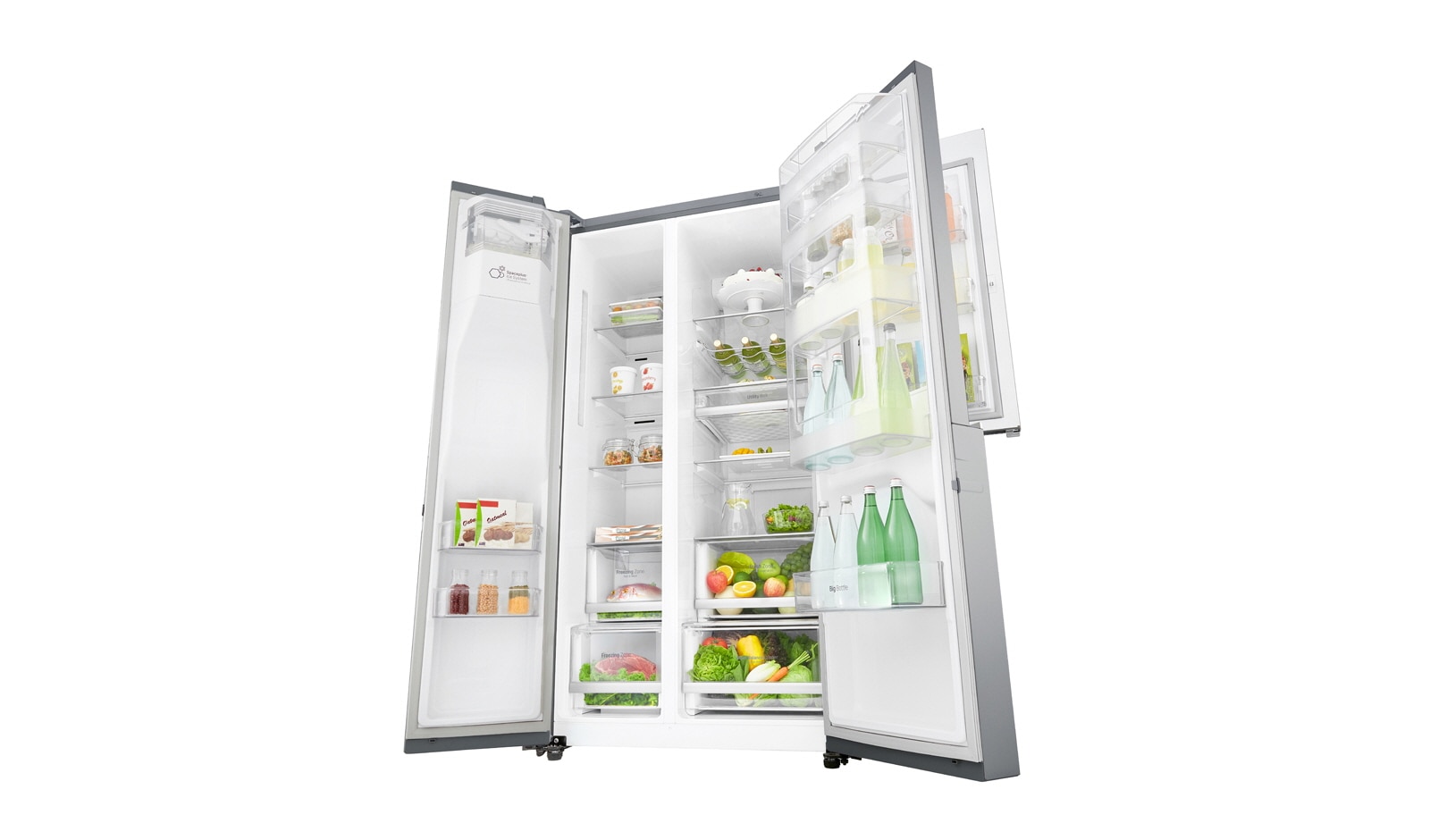 LG Altijd zuinig A+ |  Door-in-Door® | Extra koel- en vriesruimte | Total no Frost | Inverter Linear Compressor incl. 10 jaar garantie., GSJ960PZBV