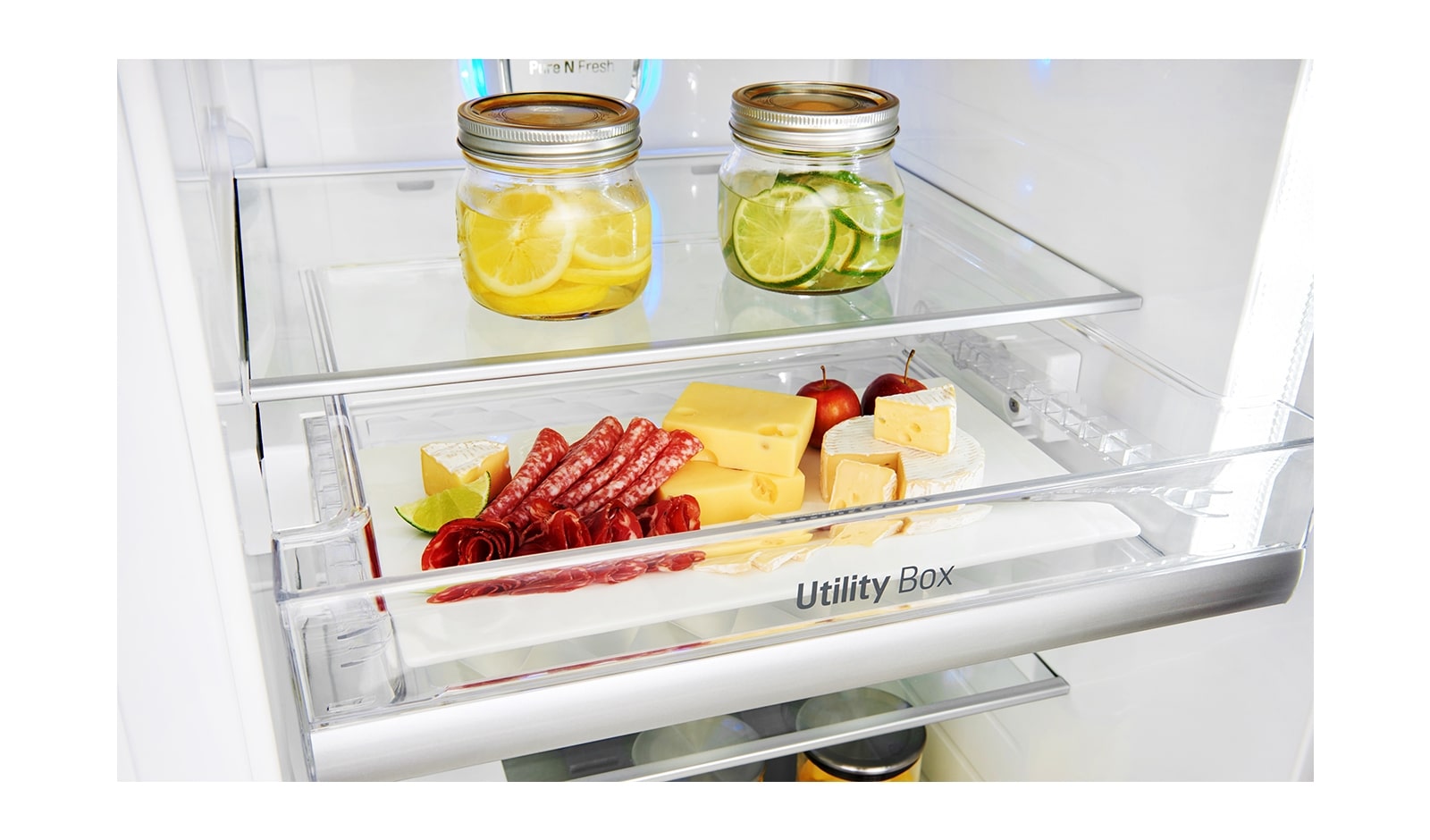 LG Altijd zuinig F | Door-in-Door® | Extra koel- en vriesruimte | Total no Frost | Inverter Linear Compressor incl. 10 jaar garantie., GSJ960PZBZ