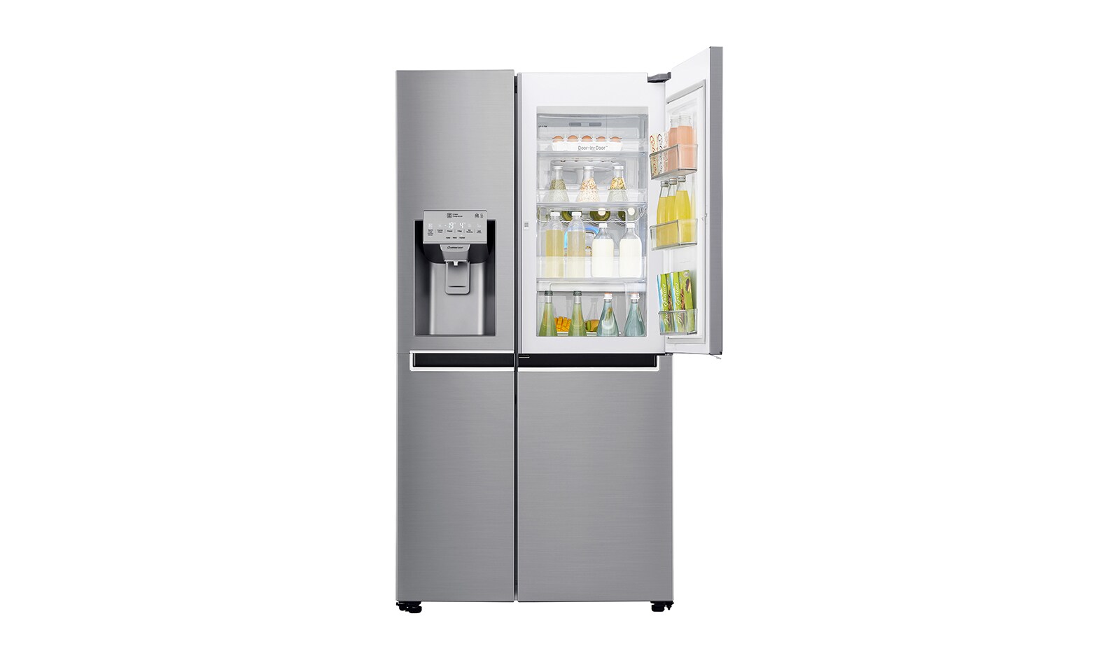 LG Altijd zuinig A++ | Door-in-Door® | Extra koel- en vriesruimte | Total no Frost | Inverter Linear Compressor incl. 10 jaar garantie., GSJ961PZBZ