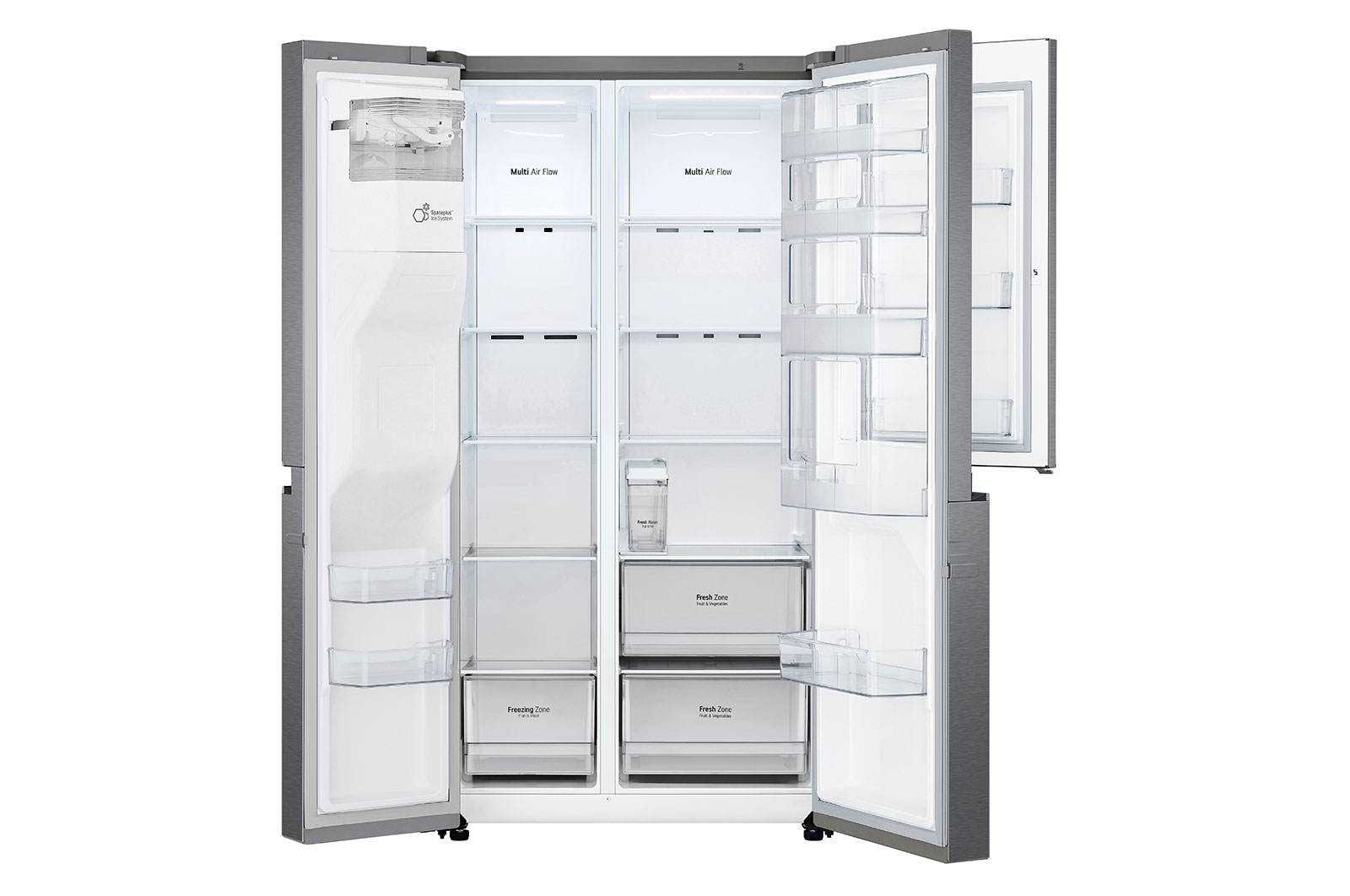 LG 634L inhoud | Door-in-Door™ | Water- en ijsdispenser| Total No Frost | Inverter Linear Compressor, GSJV31DSXE