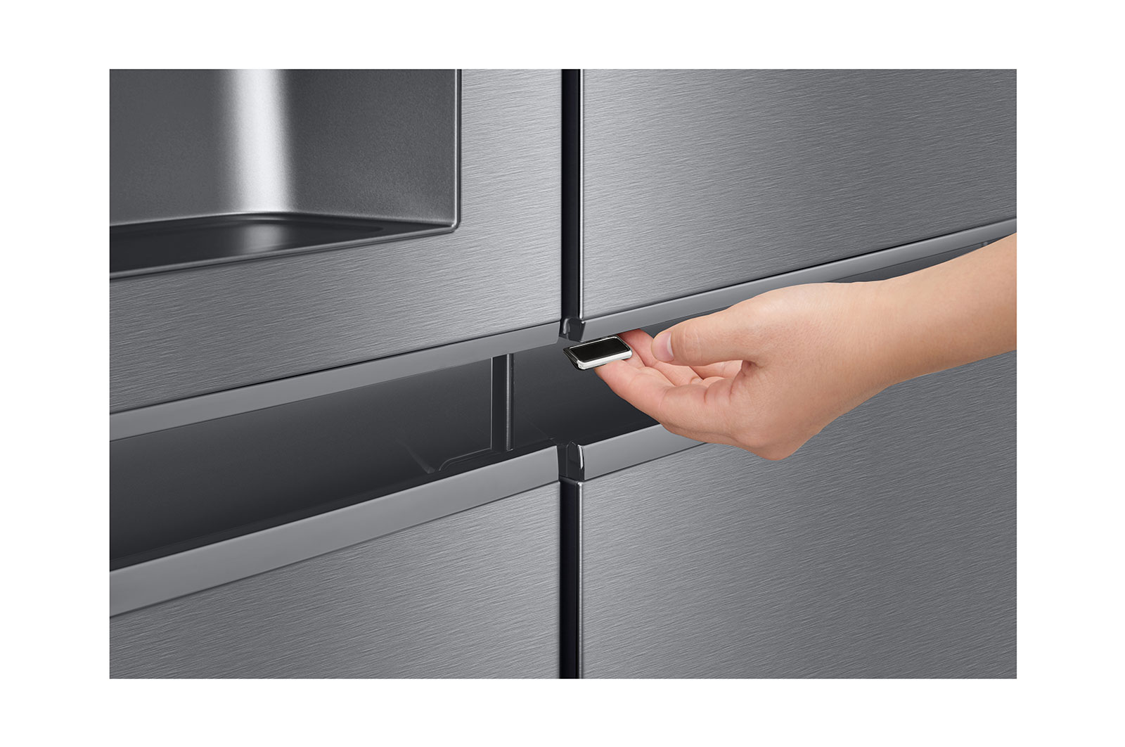 LG 634L inhoud | Door-in-Door™ | Water- en ijsdispenser| Total No Frost | Inverter Linear Compressor, GSJV31DSXE