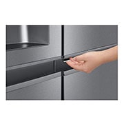 LG 634L inhoud | Door-in-Door™ | Water- en ijsdispenser| Total No Frost | Inverter Linear Compressor, GSJV31DSXE