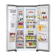 LG 635L inhoud | DoorCooling+™ | Door-in-Door™ | Water- en ijsdispenser met UVnano™ | Total No Frost | Inverter Linear Compressor, GSJV90BSAE