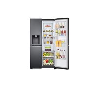 LG 635L inhoud | Door-in-Door™ | DoorCooling+™ | Water- en ijsdispenser met UVnano™ | Total No Frost | Inverter Linear Compressor, GSJV90MCAE
