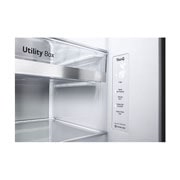 LG 635L inhoud | Door-in-Door™ | DoorCooling+™ | Water- en ijsdispenser met UVnano™ | Total No Frost | Inverter Linear Compressor, GSJV90MCAE