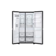 LG 635L inhoud | Door-in-Door™ | DoorCooling+™ | Water- en ijsdispenser met UVnano™ | Total No Frost | Inverter Linear Compressor, GSJV90MCAE