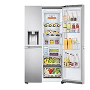 LG 635L inhoud | DoorCooling+™ | Door-in-Door™ | Water- en ijsdispenser met UVnano™ | Total No Frost | Inverter Linear Compressor, GSJV91BSAE
