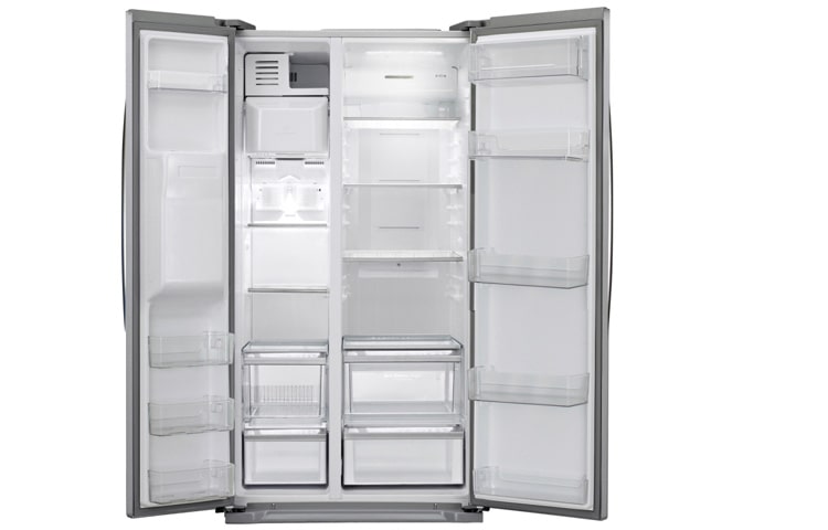 LG Altijd Zuinig | Multi Air-Flow | Total No Frost | 10 Jaar Garantie op de Linear Compressor | Water en ijsdispenser, GSL325NSCV