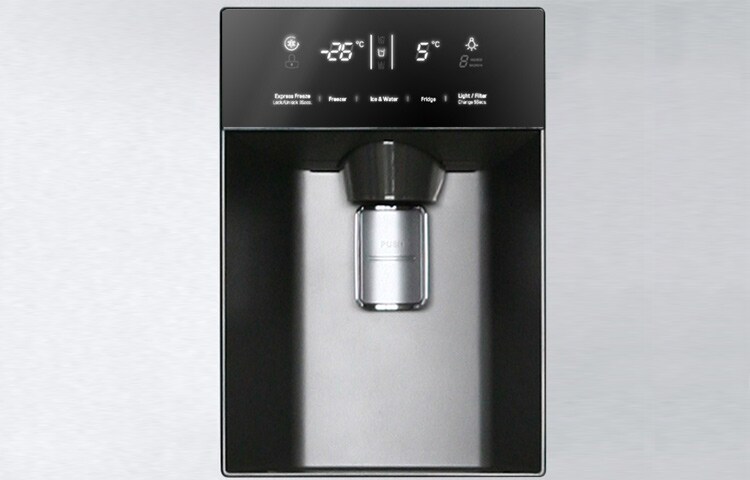 LG Altijd Zuinig | Multi Air-Flow | Total No Frost | 10 Jaar Garantie op de Linear Compressor | Water en ijsdispenser, GSL325NSCV