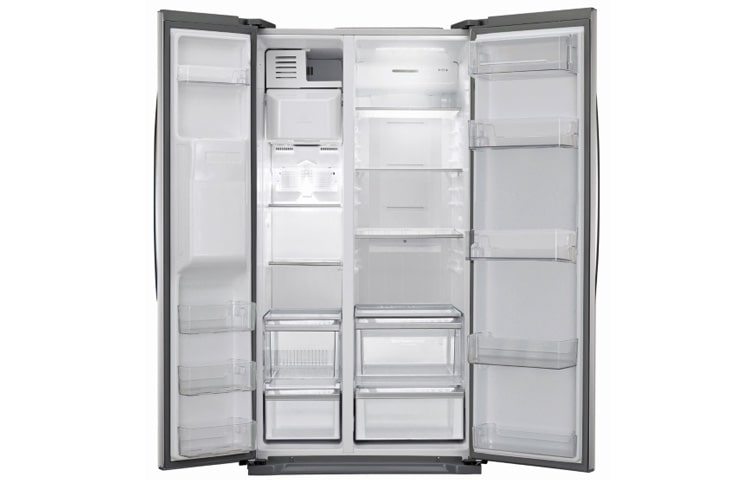 LG Altijd Zuinig | Perfecte zorg voor uw producten | Geen ijs- en condensvorming met Total No Frost | 10 jaar Garantie op de motor | Water en ijsdispenser | Multi Air Flow, GSL325PZCV