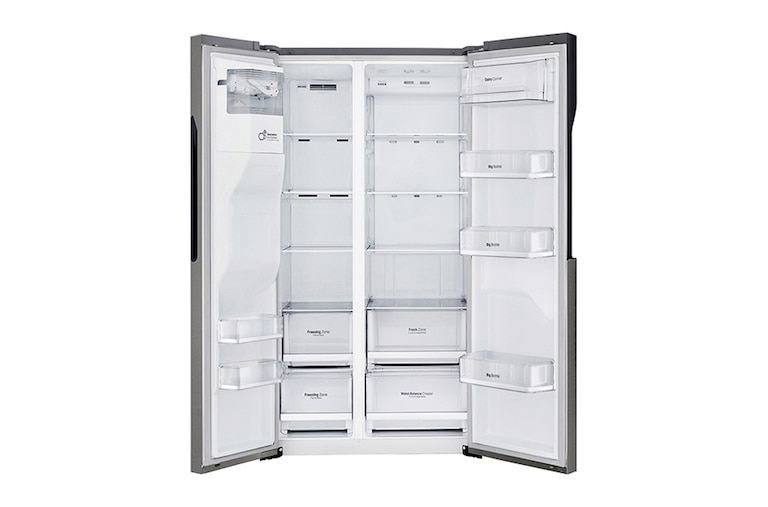 LG 606L inhoud | Water- en ijsdispenser | Moist Balance Crisper™ | Total No Frost | Inverter Linear Compressor , GSL360ICEV
