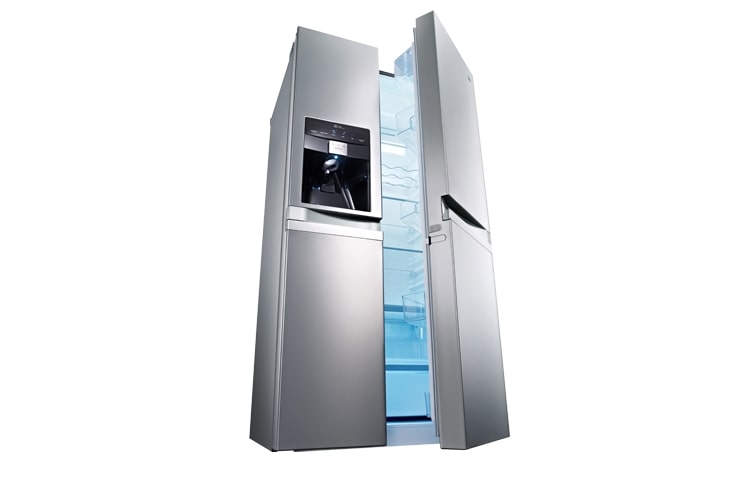 LG Altijd zuinig, Extra koel - en vriesruimte, Beste koelprestatie, Total no Frost, 10 jaar garantie op de linear compressor, GSL545NSQZ