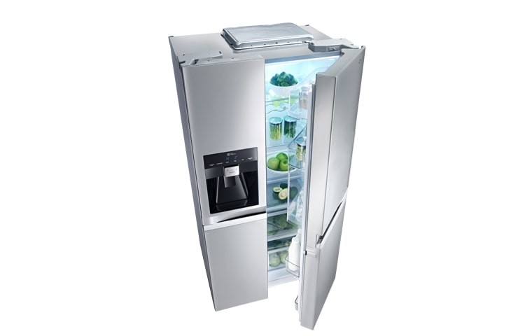 LG Altijd zuinig, Extra koel - en vriesruimte, Beste koelprestatie, Total no Frost, 10 jaar garantie op de linear compressor, GSL545NSQZ