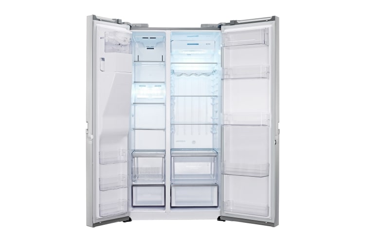 LG Altijd zuinig, Extra koel - en vriesruimte, Beste koelprestatie, Total no Frost, 10 jaar garantie op de linear compressor, GSL545PZYZ