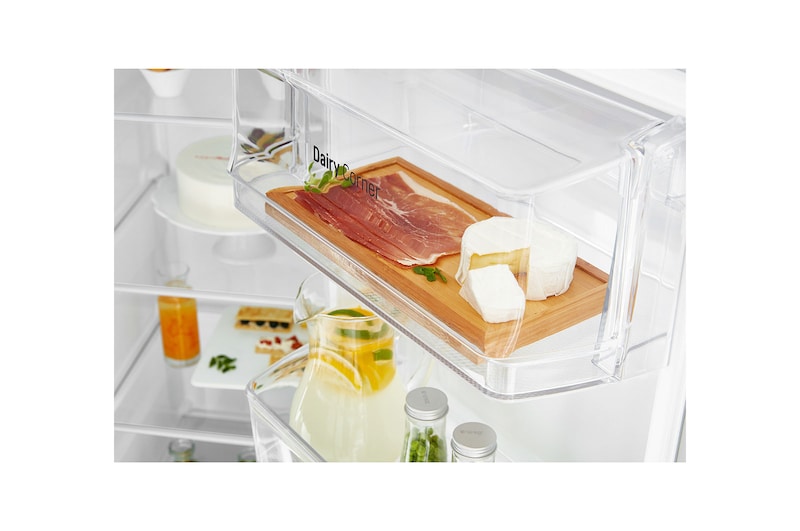 LG 625L inhoud | Water- en ijsdispenser | Moist Balance Crisper™ | Total No Frost | Inverter Linear Compressor, GSL760PZUZ