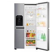 LG 625L inhoud | Water- en ijsdispenser | Moist Balance Crisper™ | Total No Frost | Inverter Linear Compressor, GSL760PZUZ