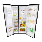 LG 625L inhoud | Water- en ijsdispenser | Moist Balance Crisper™ | Total No Frost | Inverter Linear Compressor, GSL761MCXV