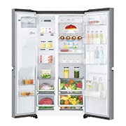 LG 625L inhoud | DoorCooling+™| FRESHBalancer™ | Total No Frost | Water- & ijsdispenser | Inverter Linear Compressor, GSL960PZVZ