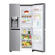LG 625L inhoud | DoorCooling+™| FRESHBalancer™ | Total No Frost | Water- & ijsdispenser | Inverter Linear Compressor, GSL960PZVZ
