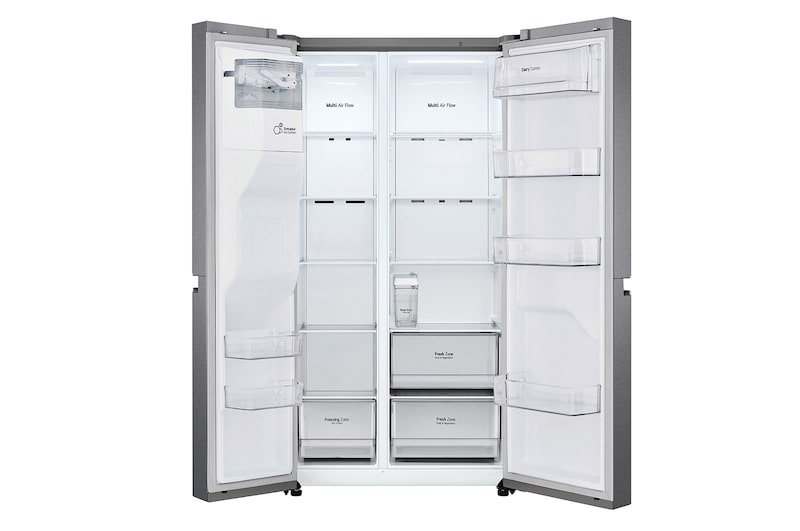 LG 634L inhoud | Water- en ijsdispenser | Total No Frost | Inverter Linear Compressor, GSLV31DSXE