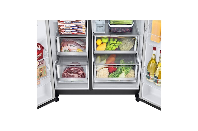 LG Amerikaanse koelkast GSLV71MCLE | 635L | Water- en ijsdispenser, GSLV71MCLE