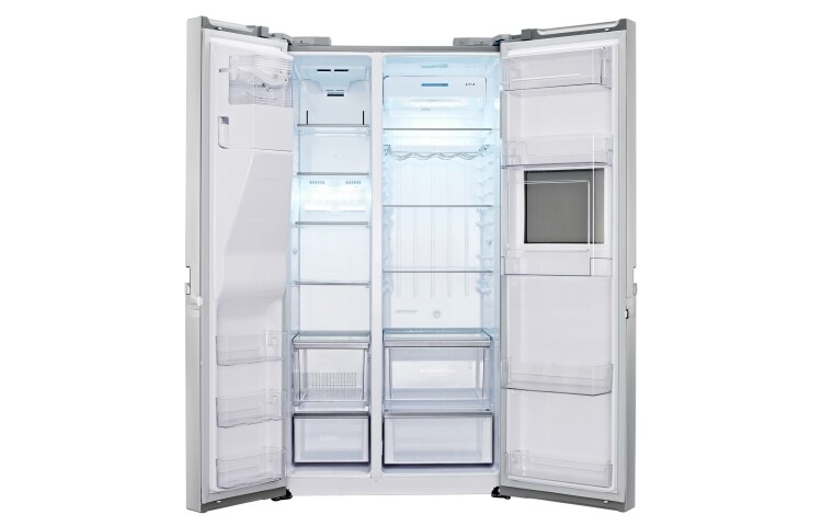 LG Altijd zuinig, Homebar, Extra koel - en vriesruimte, No plumbing, Beste koelprestatie, Total no Frost, 10 jaar garantie op de linear compressor, GSP545PZYZ