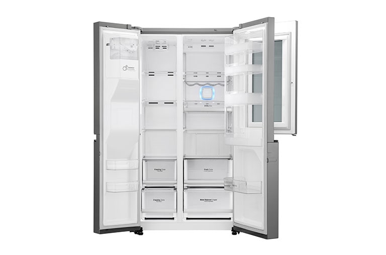 LG Knock, Knock! Keep it cool! | Instaview Door-in-Door™ Amerikaanse koelkast | Total No Frost | Extra koel- en vriesruimte | Inverter Linear Compressor, GSX960NEAZ