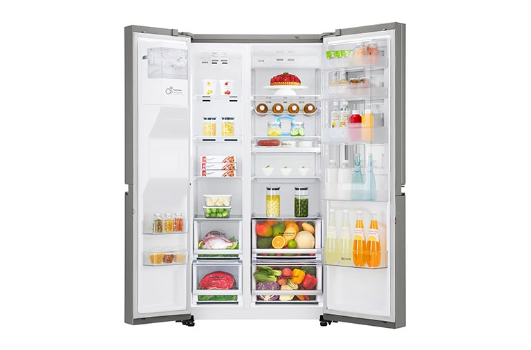LG Knock, Knock! Keep it cool! | Instaview Door-in-Door™ Amerikaanse koelkast | Total No Frost | Extra koel- en vriesruimte | Inverter Linear Compressor, GSX960NEAZ