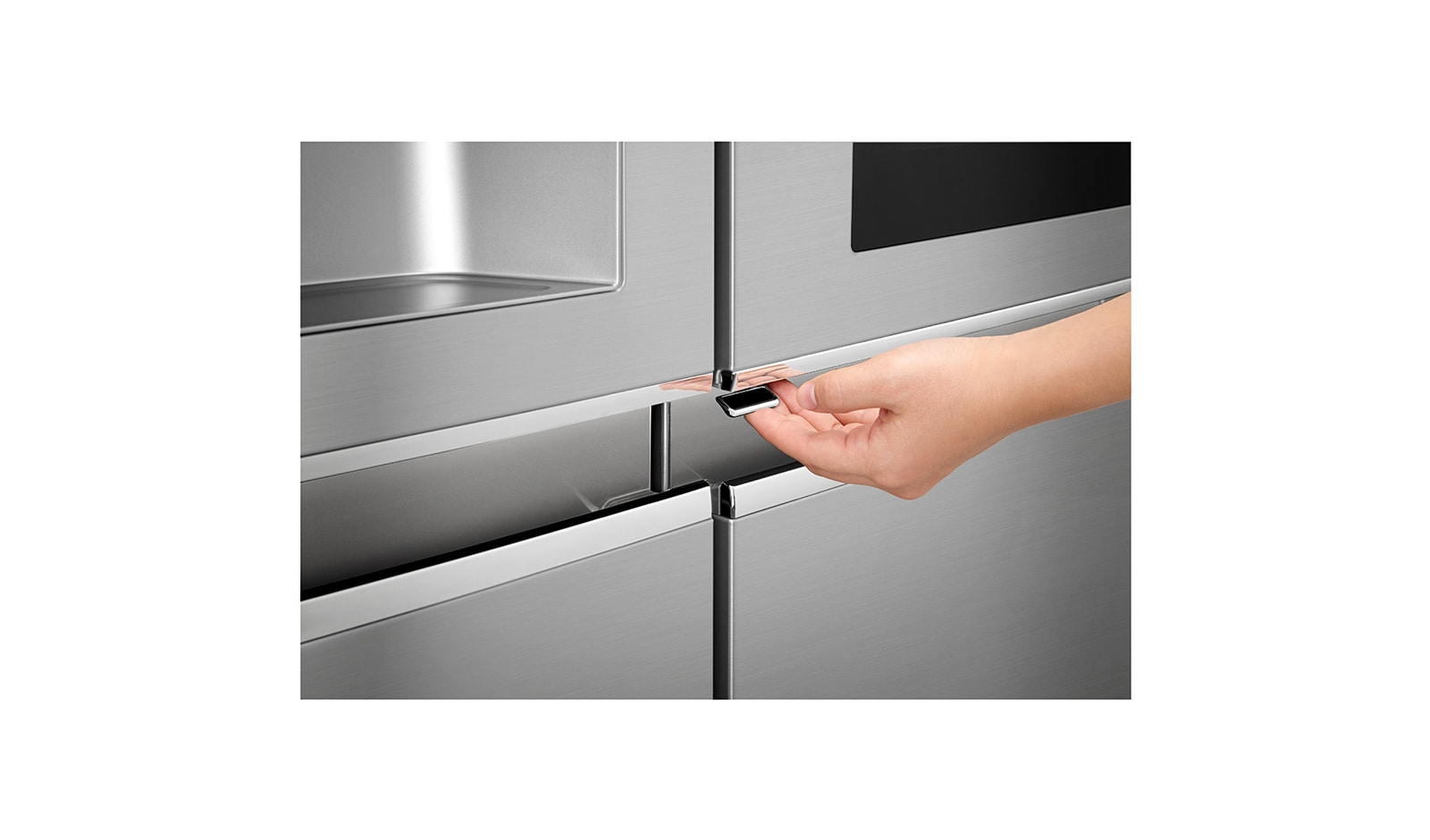 LG Knock, Knock! Keep it cool! | Instaview Door-in-Door™ Amerikaanse koelkast | Total No Frost | Extra koel- en vriesruimte | Inverter Linear Compressor, GSX960NEAZ