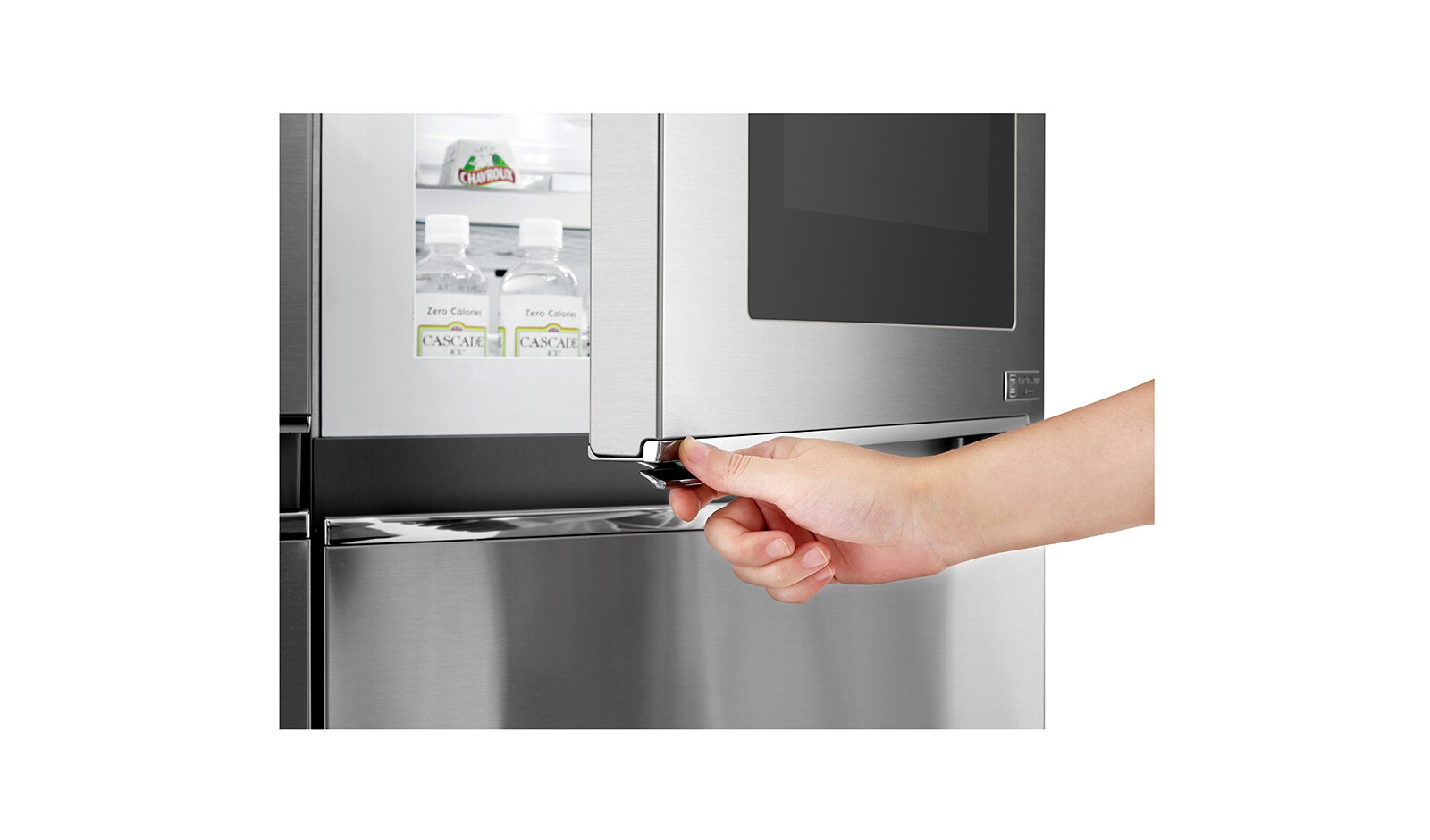 LG Knock, Knock! Keep it cool! | Instaview Door-in-Door™ Amerikaanse koelkast | Total No Frost | Extra koel- en vriesruimte | Inverter Linear Compressor, GSX960NEAZ