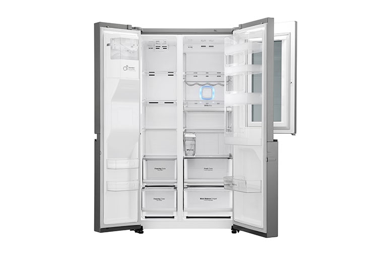 LG Knock, Knock! Keep it cool! | Instaview Door-in-Door™ Amerikaanse koelkast | No Plumbing | Total No Frost | Extra koel- en vriesruimte | Inverter Linear Compressor, GSX961NEAZ